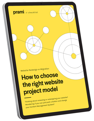 How to choose the right website project model | Prami